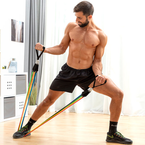 Rebainer Pro Resistance Band Kit — 5-Level Set with Accessories & Training Guide