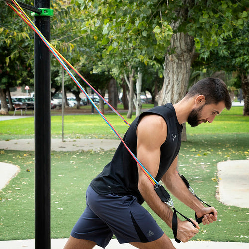 Rebainer Pro Resistance Band Kit — 5-Level Set with Accessories & Training Guide