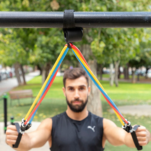 Rebainer Pro Resistance Band Kit — 5-Level Set with Accessories & Training Guide