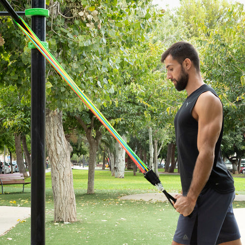 Rebainer Pro Resistance Band Kit — 5-Level Set with Accessories & Training Guide