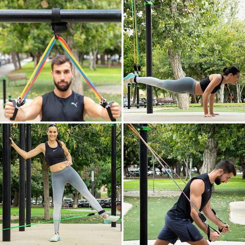 Rebainer Pro Resistance Band Kit — 5-Level Set with Accessories & Training Guide