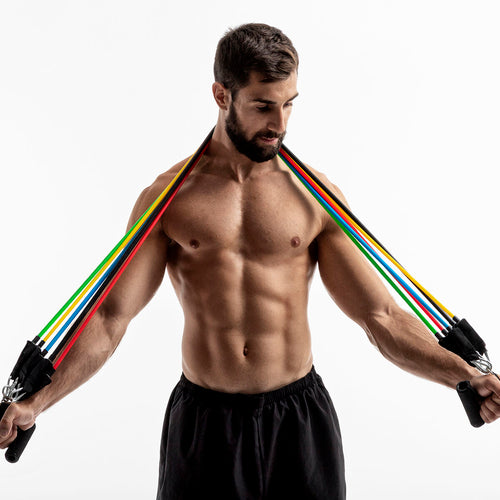 Rebainer Pro Resistance Band Kit — 5-Level Set with Accessories & Training Guide