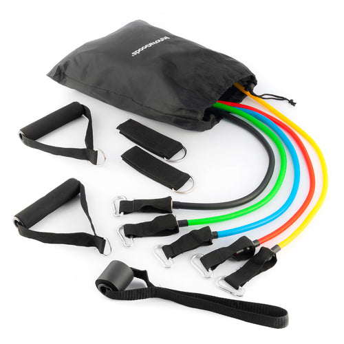 Rebainer Pro Resistance Band Kit — 5-Level Set with Accessories & Training Guide