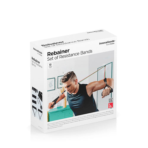Rebainer Pro Resistance Band Kit — 5-Level Set with Accessories & Training Guide